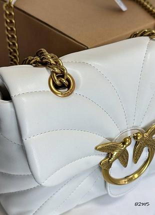 Біла шкіряна сумка 5