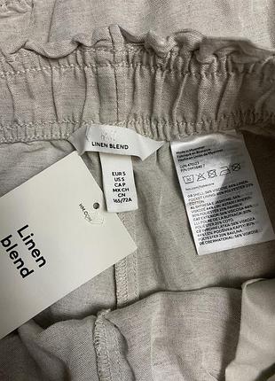 Шорті h&amp;m linen blend льон льон 4