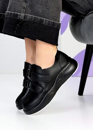 Высококачественные кеды девчачье на двойных липучках в натуральной кожи, сквозная перфорация, внутри