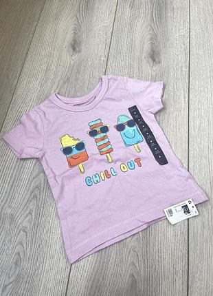 Нова футболка 6-9 міс
