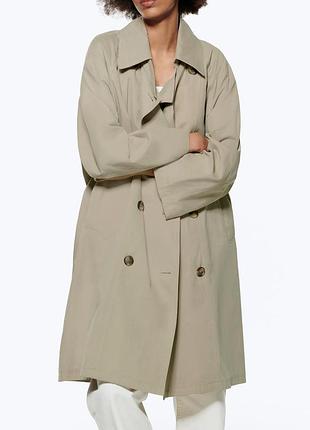 Тренч плащ оверсайз  zara