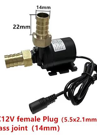 Водяний насос 12v для акваріума, помпа для циркуляції води 800 л / год