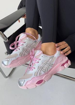 Asics gel-nyc pink beige silver