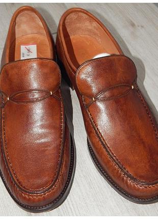Туфли лоферы из кожи robert’s. made in italy
