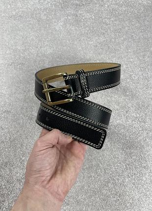 Vintage bogner leather belt unisex кожаный ремень оригинал