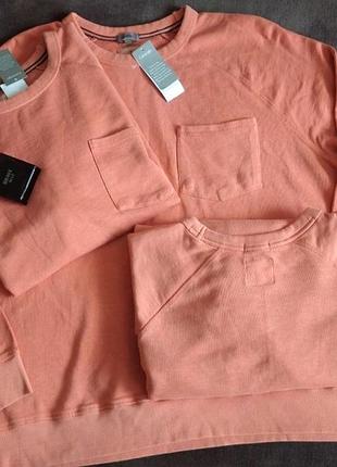 Качество супер,балатый, свитшот, реглан,светлер george,р.3хл, бангладеш