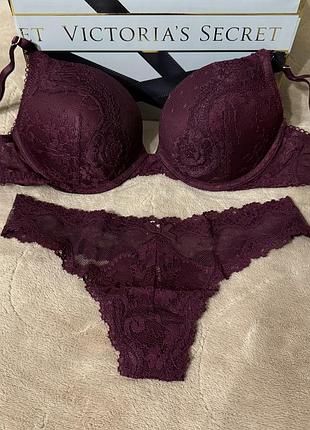 Ніжний комплект білизни victoria's secret люкс серія dream angels оригінал