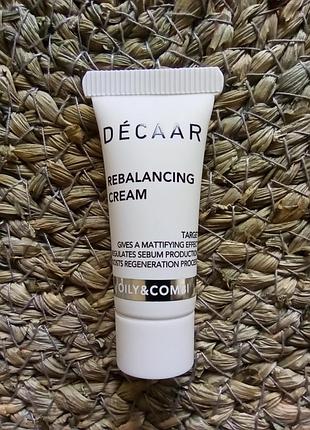 🤍decaar восстанавливающий крем для жирной кожи rebalancing cream 24hr декаар миниатюра/пробник