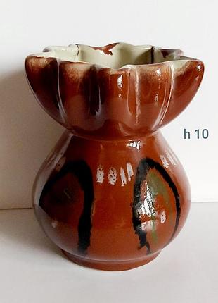 Ваза рідкісна колекційна майоліка вінтаж керамічна вінтажна