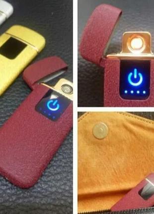 Запальничка електрична сенсорна usb спіральна електрозапальничка