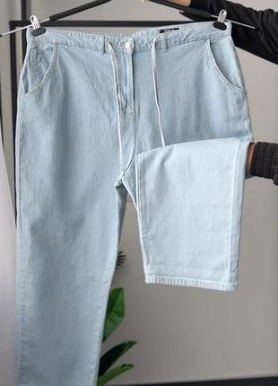 Джинсы slouch с высокой посадкой от denim tu