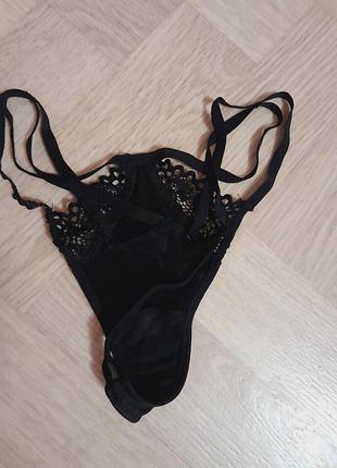Трусики стрінги жіночі р.м чорні