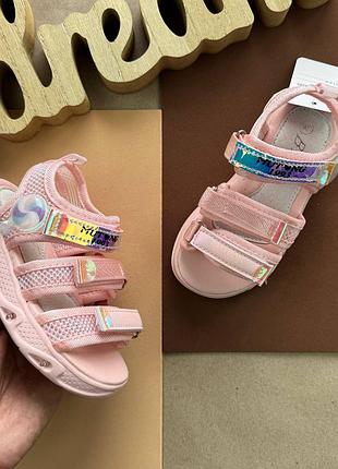 Босоножки детские розовые конфета 26-31р