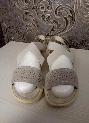 Легкие босоножки кожа замш enval soft2 фото