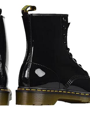 Черевики dr. martens 1460 w black patent lamper 11821011 чорні