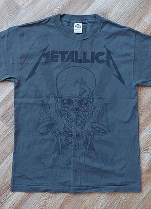 Мужская футболка мерч metallica