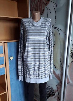 Домашний лонгслив, верх от пижамы, 48?-50-52?, хлопок, crane