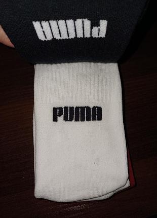 3 пари високих шкарпеток puma. розмір 43-46