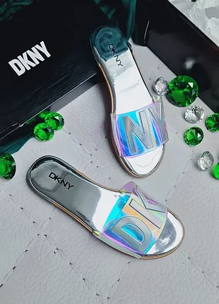 Dkny оригінал сріблясті сандалії