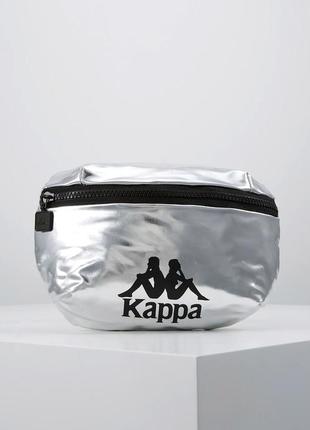 Сумка на пояс на плече бананка kappa bum bag барсетка оригінал лампаси2 фото