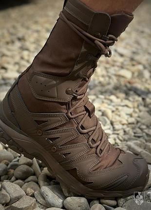 Берці тактичні salomon xa jungle forces - коричневі | розмір 38