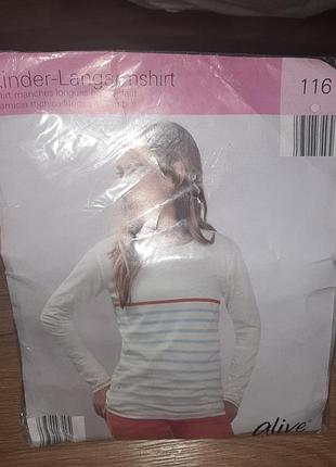 Реглан для девочки 116 хлопок alive