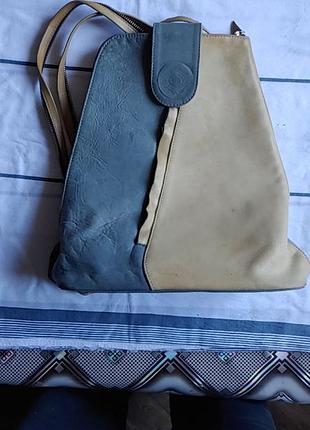 Сумка-рюкзак жіночий шкіряний (італія)