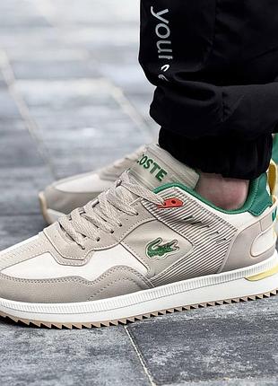 Стильні чоловічі кросівки lacoste