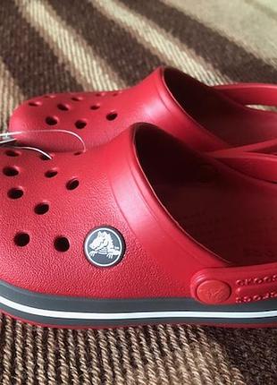 Кроксы детские сабо crocs c10 27-28 16.6 см красные