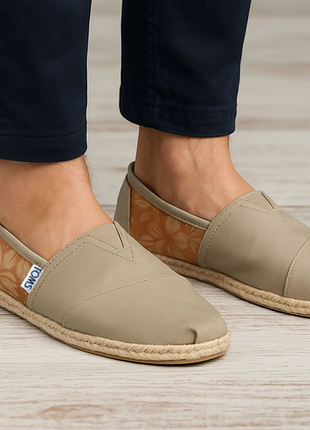 Toms мужские текстильные эспадрильи