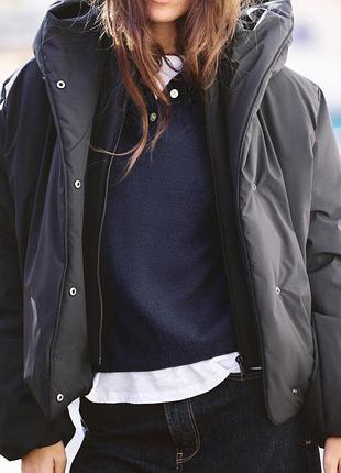 Теплая осенняя куртка zara