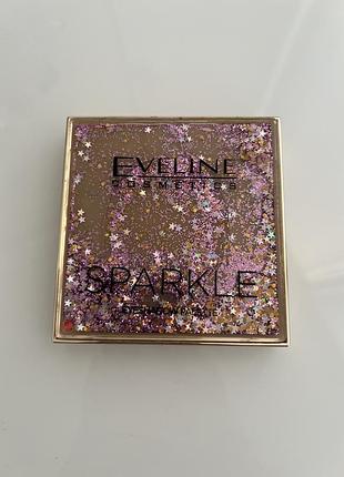 Палетка тіней eveline cosmetics sparkle