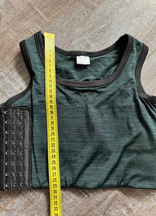 Стягуючий біндер топ на гачках для зменшення грудей9 фото