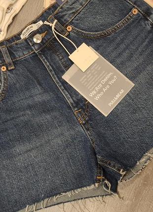 Шорты женские джинсовые pull & bear