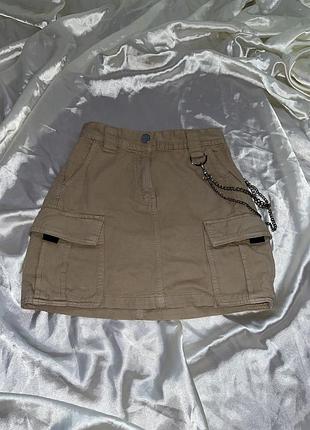 Юбка карго bershka