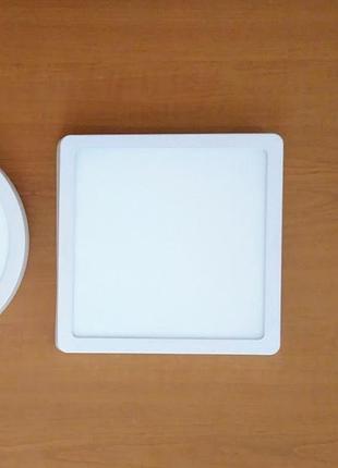 Небольшая светодиодная лед люстра светильник 18 вт 21*21 см для стены или потолка