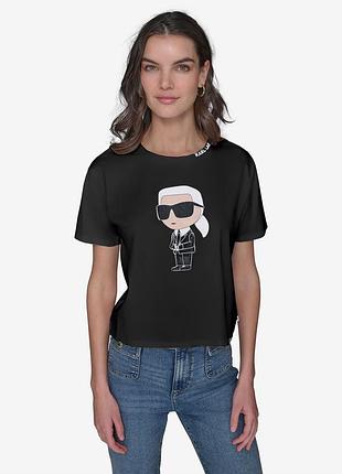 Футболка karl lagerfeld xs, s, m, l, xl оригинал