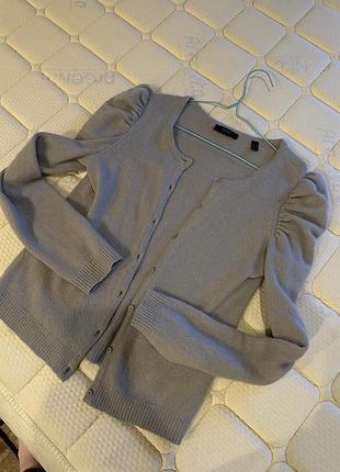 Вовняний кардиган esprite сірий м