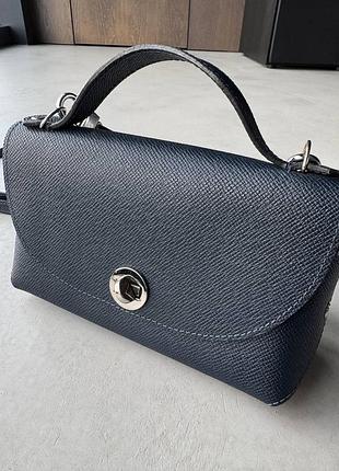 Жіноча сумочка lamponi bags темно-синя