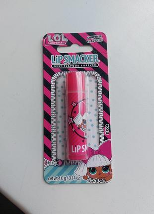 Бальзам для губ із ароматом полуниці - lip smacker lol surprise! diva 4g