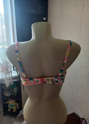 Купальник  цветной раздельный с уплотненной чашечкой 14/42/ чашка 34е/ 75f.  подойдет на 16/44 m&s.2 фото