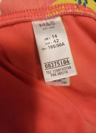 Купальник  цветной раздельный с уплотненной чашечкой 14/42/ чашка 34е/ 75f.  подойдет на 16/44 m&s.8 фото