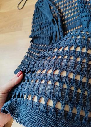Пляжное платье crochet, knitted swimwear6 фото