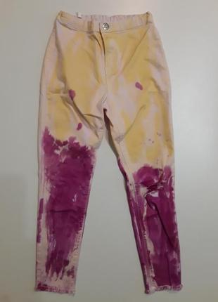 Фирменные джинсы скинни 11-12 лет