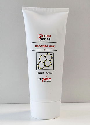 Себорегулююча маска із заспокійливим ефектом derma series. об'єм 200 мл.4 фото
