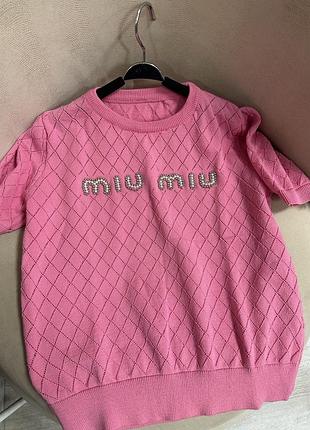 Футболка кофта   miu