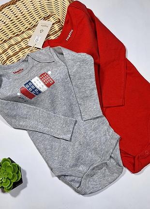 Боди с длинным рукавом для мальчика 62-68 74-80