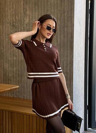 Костюм женский вязка элегантный