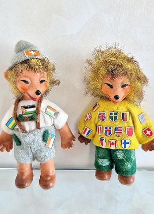 Іграшка їжак год вінтаж лялька вінтажна їжачок