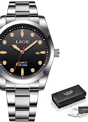 Наручные кварцевые часы lige design  lg89127